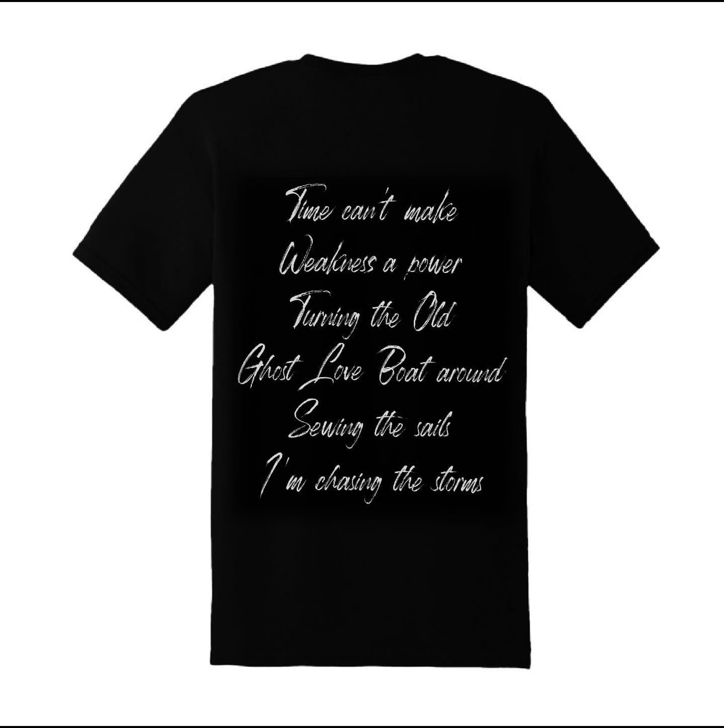Teardrops Lyrics T-shirt