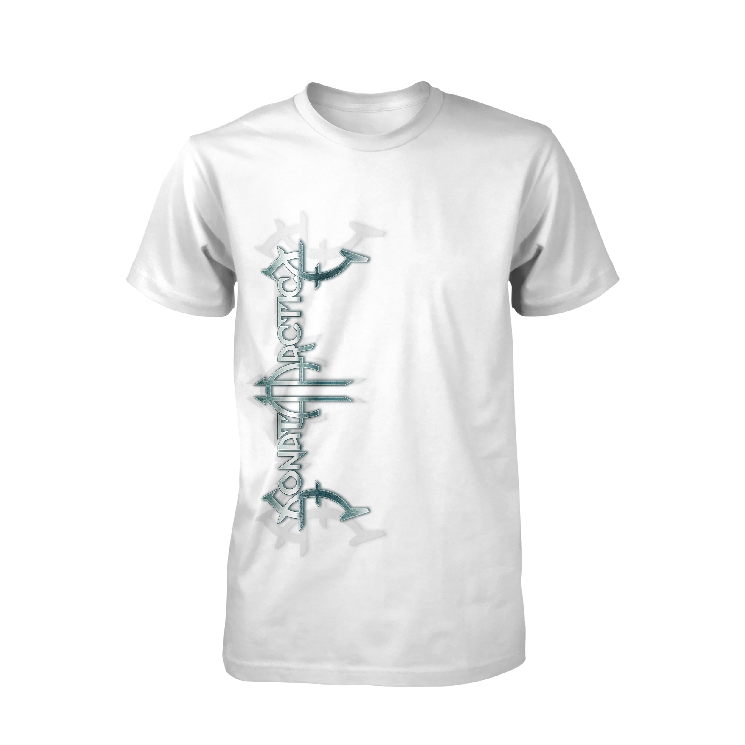 Blue On White Logo T-Shirt